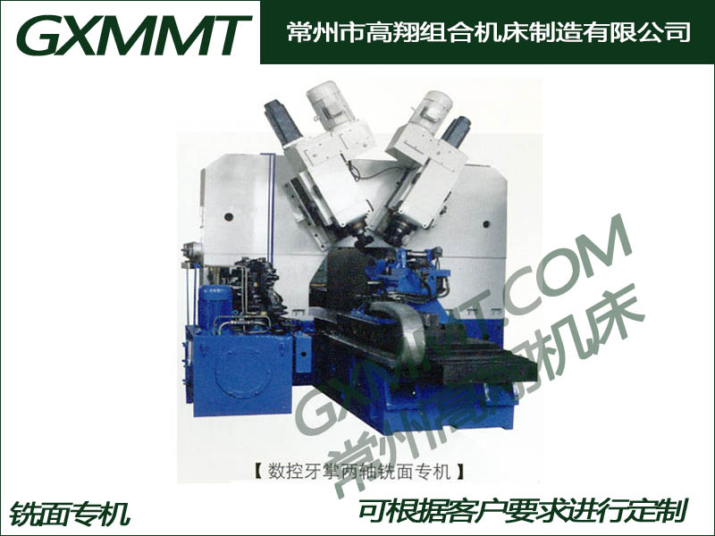 銑面專機(jī)，導(dǎo)軌銑削專機(jī)，T型槽加工專機(jī)，工字鋼加工專機(jī)，三工位銑床.jpg